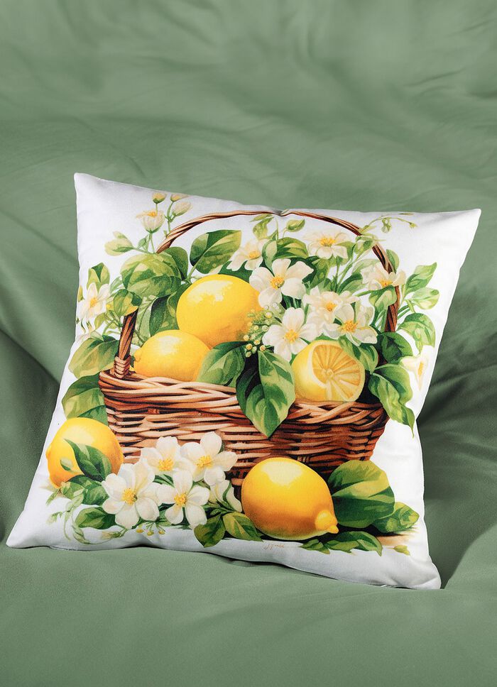Kissenbezug Zitronen mit Rei&szlig;verschluss 