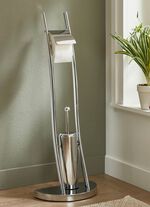 Stilvolle Bad-Accessoires aus Stahlrohr CHROM