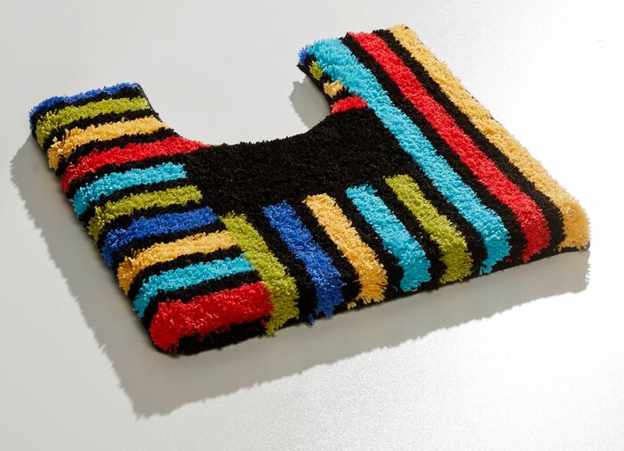 Badvorleger mit rutschhemmender R&uuml;ckseite von Grund 