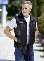 Lederweste mit Taschen 