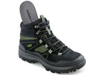 Waldläufer Schnür-Stiefelette mit Klimamembrane SCHWARZ-GRÜN