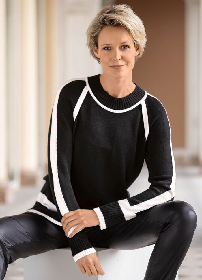 Pullover in Feinstrick 