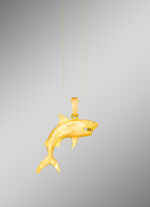 Moderner Anhänger mit Hai-Motiv