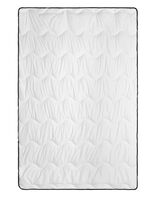 Bettwarenprogramm aus dem Hause biberna mit schwarzer Biese 