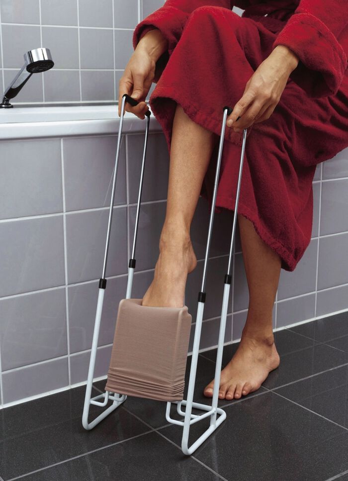 Anziehhilfe f&uuml;r Kompressionsstr&uuml;mpfe 