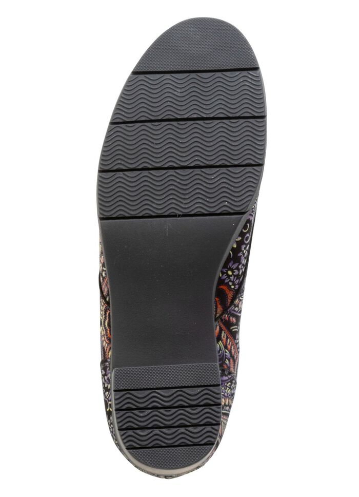 Waldl&auml;ufer, bequemer Damen-Trotteur, Weite H, mit herausnehmbarem Fu&szlig;bett SCHWARZ-BUNT