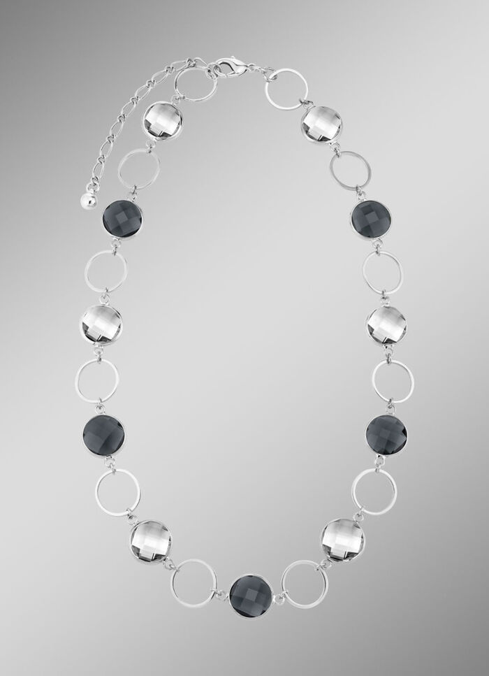 Schmuckset, 3-teilig, mit Kristallsteinen 