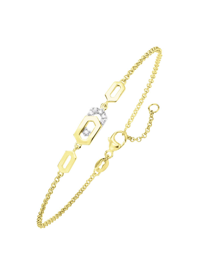 Modernes Armband mit Zirkonia 