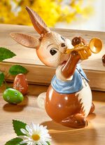 Musizierende Hasen aus Feinsteingut 