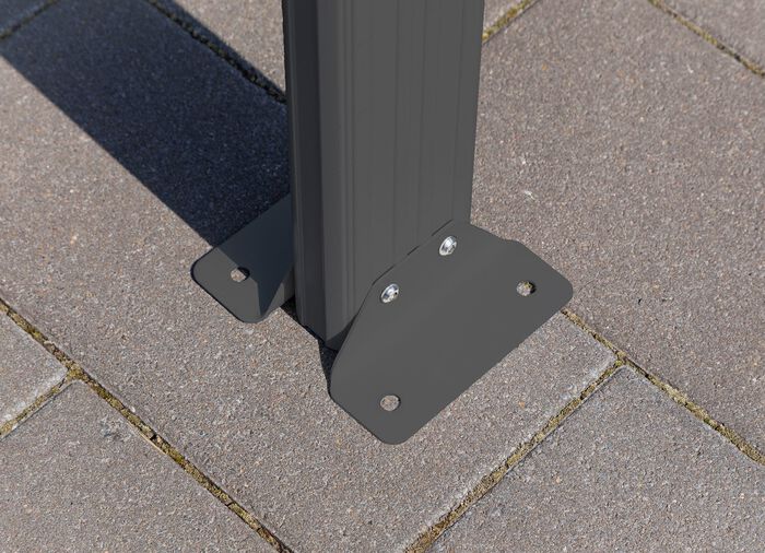 Carport mit Aluminium-Gestell 