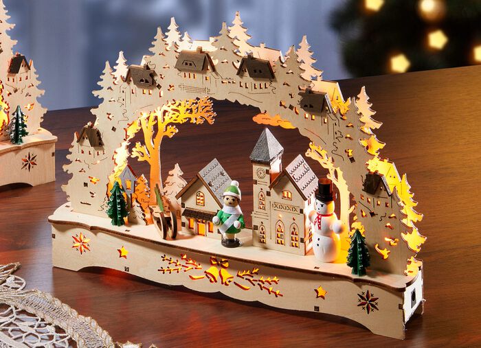 Toller Schwibbogen aus Holz 