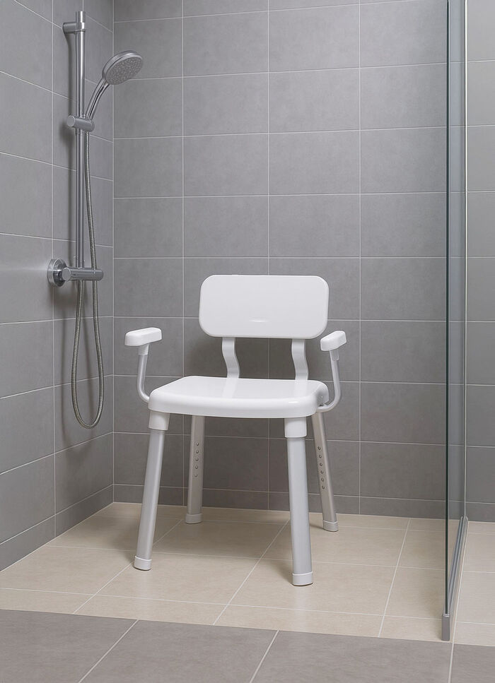 Dusch- und Badestuhl für sicheres Duschen und Baden 