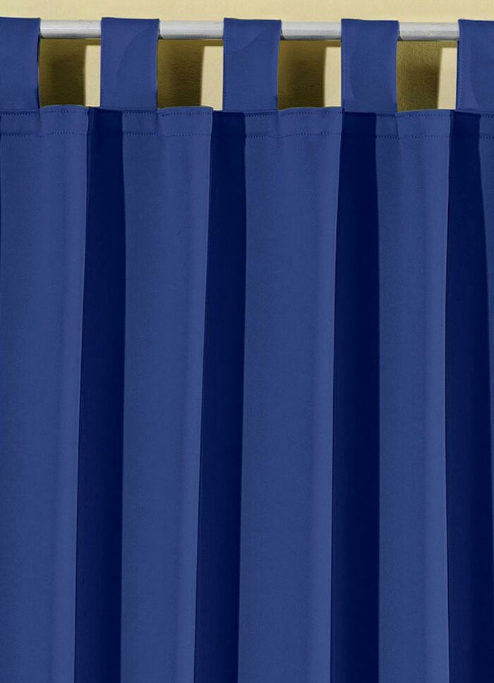 Pflegeleichte Energiespar-Verdunkelungs-Schals BLAU