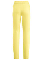 Hose mit abgesteppten Teilungsnähten GELB