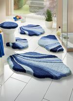 Tolle Badgarnitur in barfu&szlig;weicher Qualit&auml;t BLAU