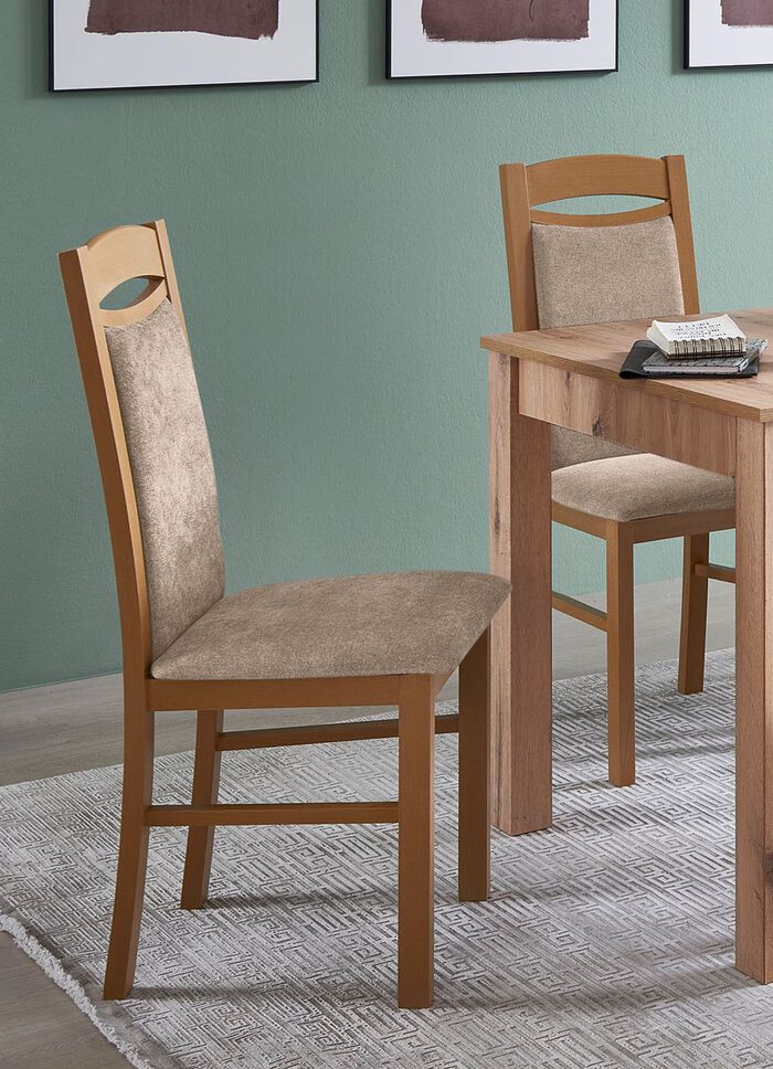 Zeitlose Esszimmerm&ouml;bel EICHE ARTISAN-BEIGE