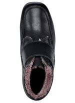 Stiefelette mit Klettverschluss SCHWARZ