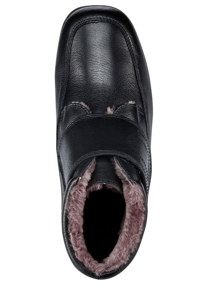 Stiefelette mit Klettverschluss SCHWARZ