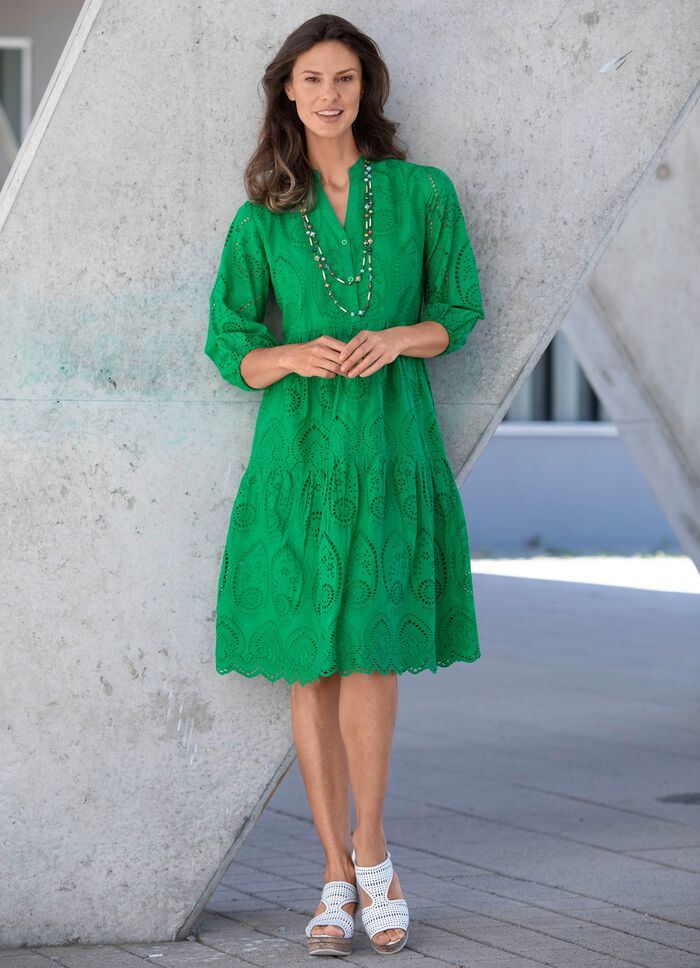 Kleid aus reiner Baumwolle 