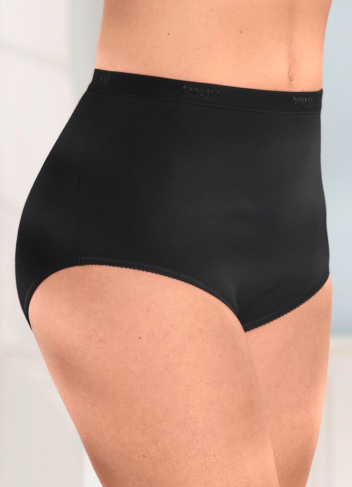 brio lingerie F&uuml;nferpack Slips mit elastischen Abschl&uuml;ssen 