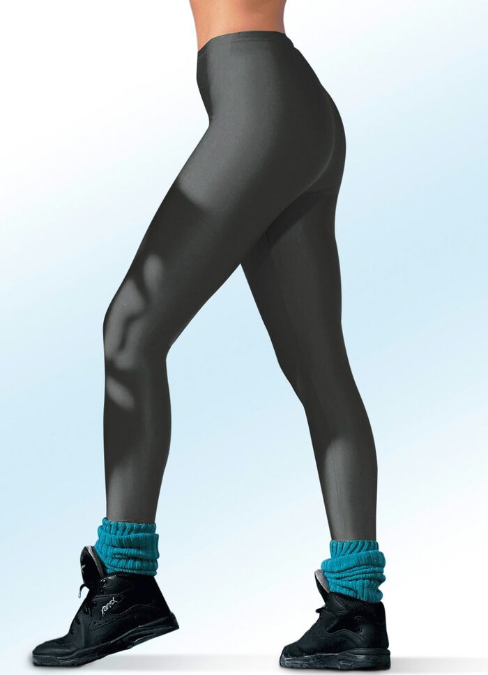 Leggings mit Glanz-Effekt in 4 Farben ANTHRAZIT