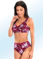 BH mit farbharmonischem Floraldessin 