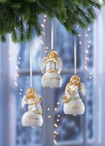 Gl&ouml;ckchen-Aufh&auml;nger mit Engelchen 
