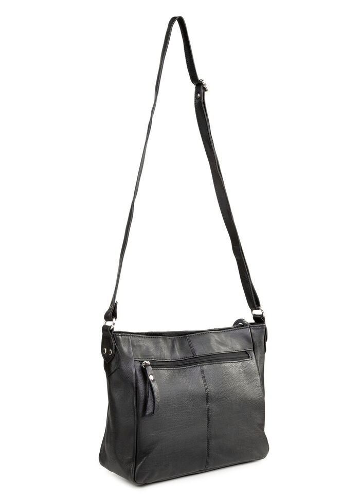 Laurina, Tasche, Damen, mit verstellbarem Umh&auml;ngeriemen SCHWARZ