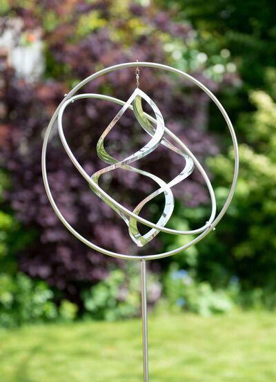 Windspiel "Gyroskop Nova" aus Edelstahl 