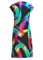 Kleid mit farbbrillantem Druckdessin 