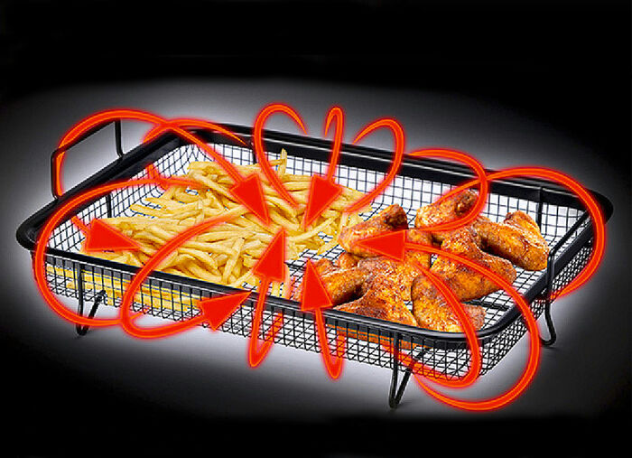 Grillkorb f&uuml;r knusprige Pommes aus dem Ofen 