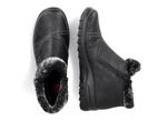 Rieker, gef&uuml;tterte Damen-Boots, Winterschuhe, mit Rei&szlig;verschluss SCHWARZ
