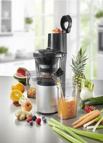 Slow Juicer für bis zu 30% höhere Saftausbeute 