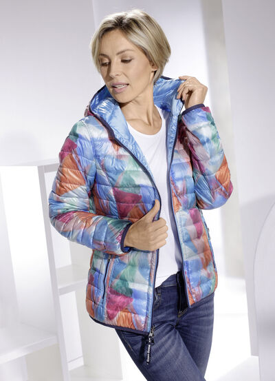 Funktions-Wendejacke mit fester Kapuze 