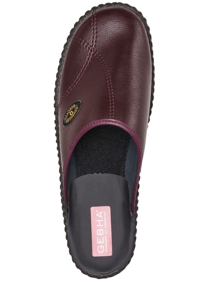 Klassische Herren-Pantoletten, mit anatomisch geformtem Fu&szlig;bett BORDEAUX