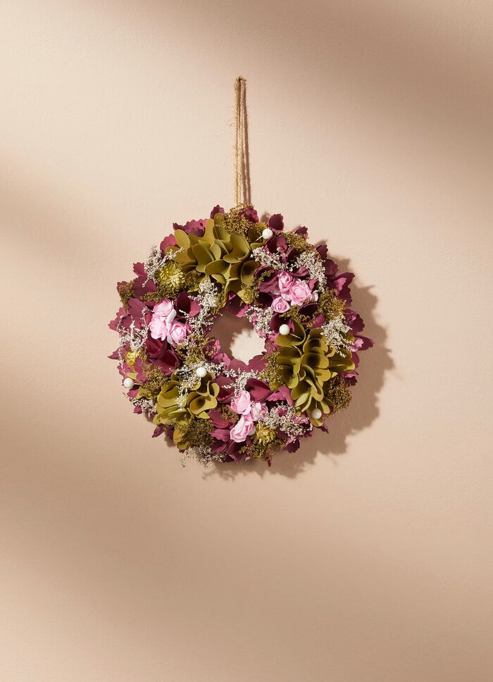 Wandkranz mit verschiedenen Bl&uuml;ten 