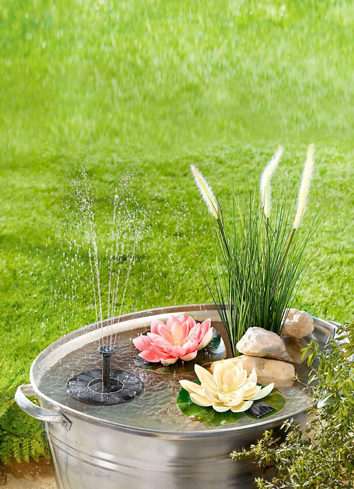 Solar-Brunnen-Set f&uuml;r Brunnen und Teiche 