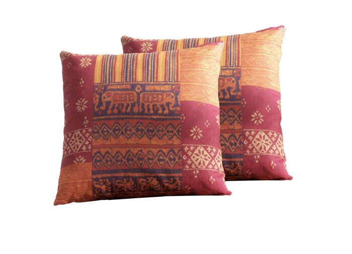 Kissen-Sets mit Bezug aus 100% Baumwolle ORANGE