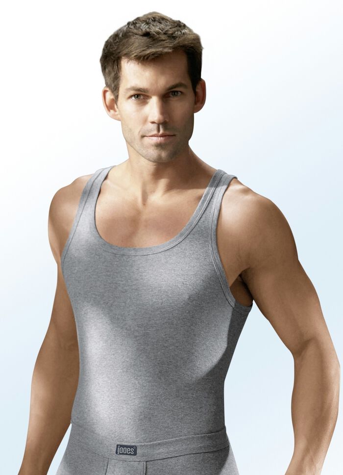 Viererpack Sportjacken aus Feinripp, uni bunt 