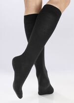 Dreierpack Kniestr&uuml;mpfe mit St&uuml;tzfunktion 2X MARINE, 1X SCHWARZ