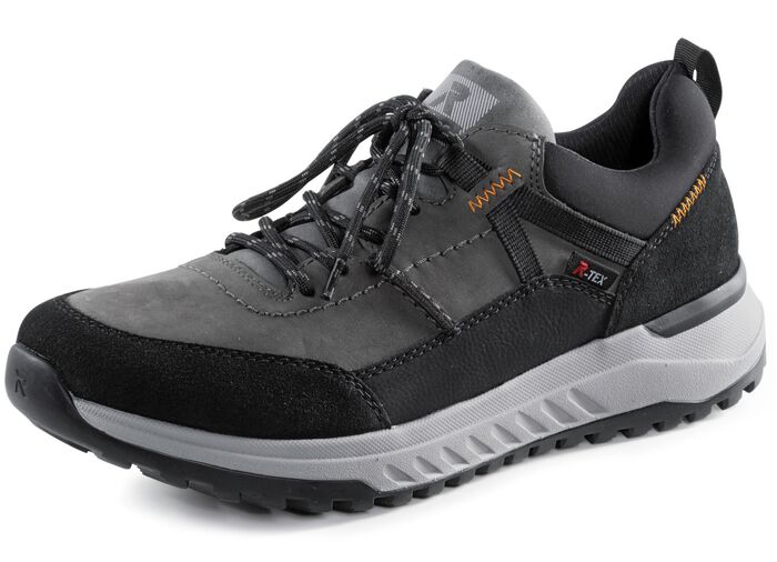 Rieker Sneaker mit Schn&uuml;rung GRAU-SCHWARZ