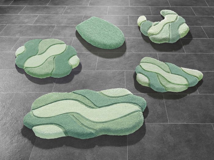 Badgarnitur von Grund in pflegeleichter Qualit&auml;t GR&Uuml;N