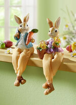 Kantenhocker, 2er-Set, aus Polyresin 