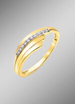 Toller Damenring mit synth. Zirkonia 