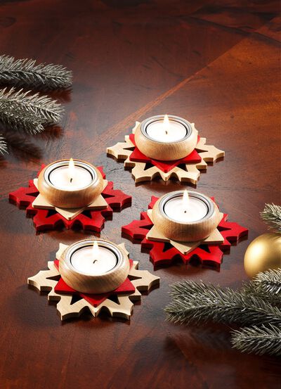 Teelichthalter, 4er-Set 