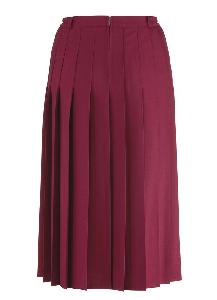 Rock mit figurg&uuml;nstigen Rundumfalten 