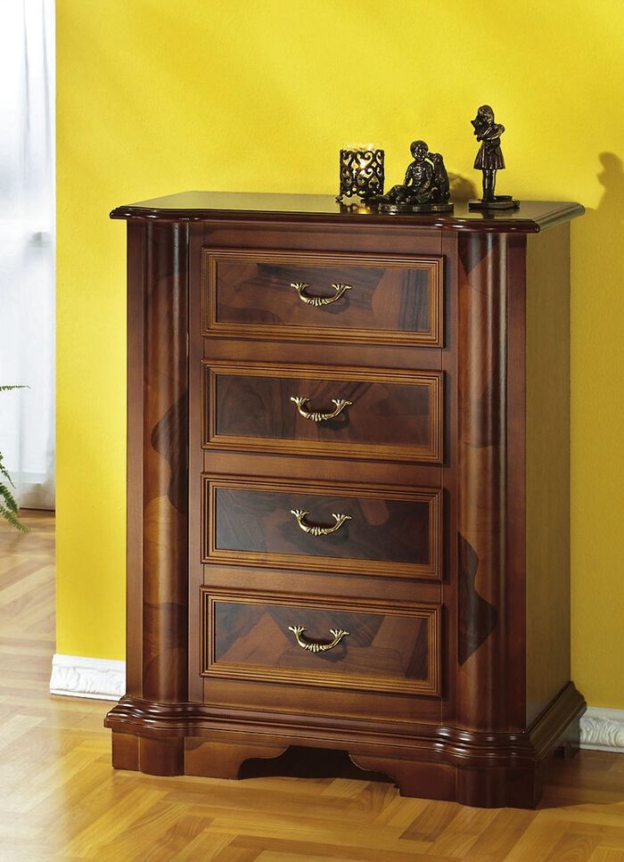 Kommodenserie mit echtem Wurzelholzfurnier 