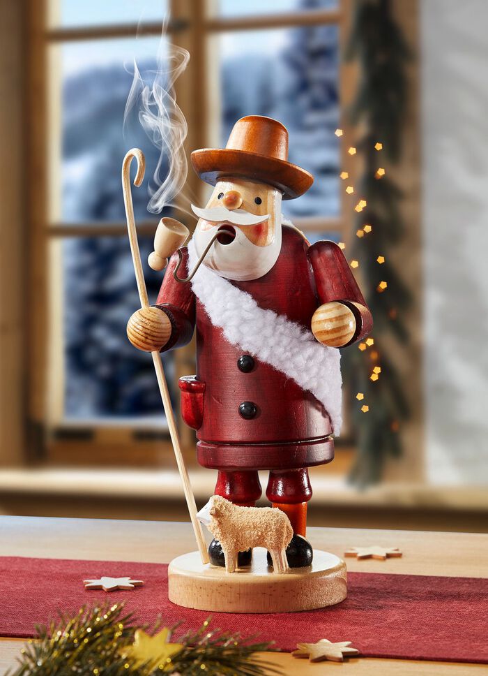 R&auml;ucherm&auml;nnchen aus Holz 