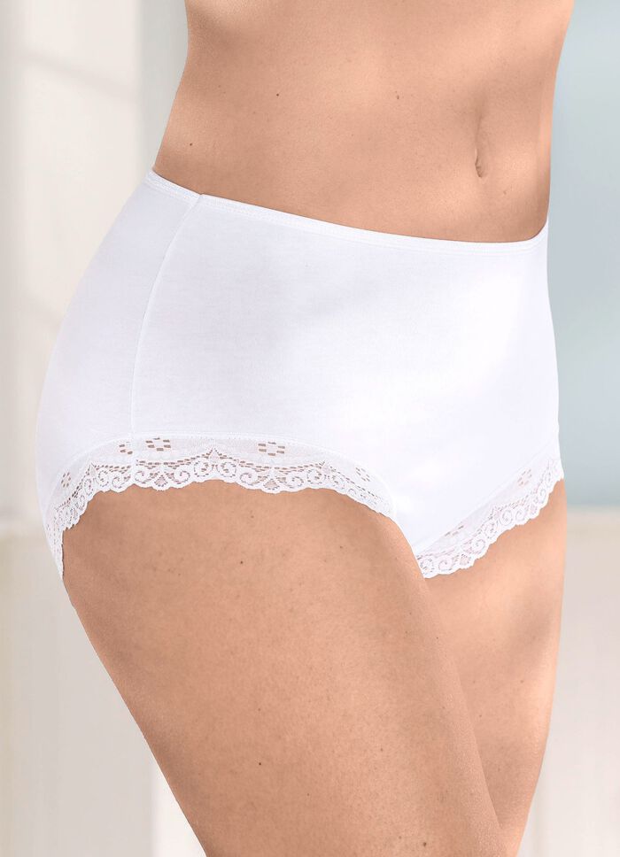 Viererpack Slips mit Elastikspitze 