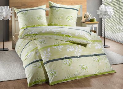 Feinbiber Bettw&auml;sche-Garnitur 